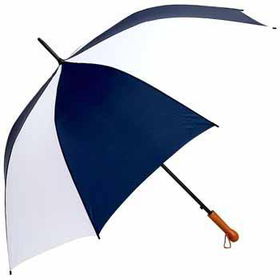 60"" All-Weather Elite Series Navy/White Umbrellaweather 