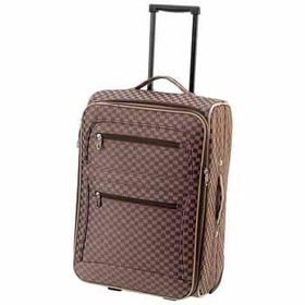 Gigi Chantal 20" Checkered Tapestry Trolley Case Case Pack 1gigi 