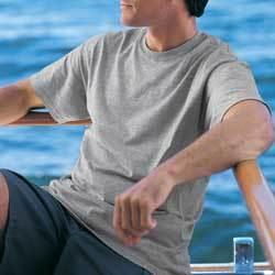 Hanes heavyweight 100% cotton tee Color: LT STEEL 2XLhanes 