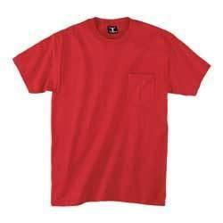 Hanes beefy tee with pocket Color: LT STEEL LGhanes 