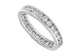 Diamond Eternity Band : 14K White Gold - 3.00 CT Diamonds - Ring Size 9.0diamond 