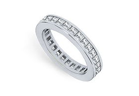 Platinum Diamond Eternity band : 2.00 CT Diamonds - Ring Size 9.0platinum 