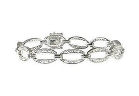 CZ Sterling Silver Braceletsterling 