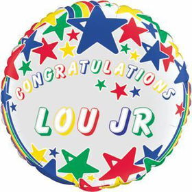 18" Mylar Balloon - Congrats Stars Case Pack 24mylar 