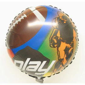 18" Mylar Balloon - Play Football Case Pack 24mylar 