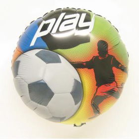 18" Mylar Balloon - Play Soccer Case Pack 24mylar 