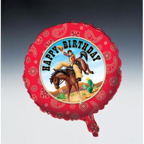 18" Mylar Balloon - Rodeo Cowboy Case Pack 24mylar 