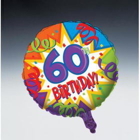 18" Mylar Balloon - Birthday Blast 60 Case Pack 24mylar 