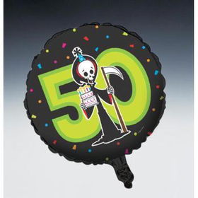 18" Mylar Balloon - Grim Reaper 50 Case Pack 24mylar 