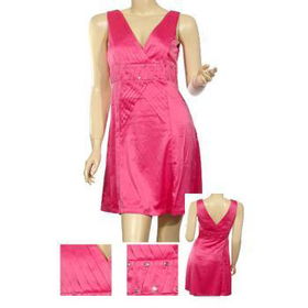 Ladies Fashion V-Neck Sleeveless Dress Case Pack 6ladies 