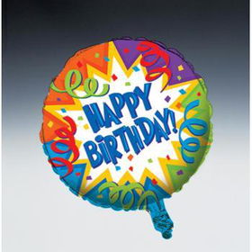 18" Mylar Balloon - Birthday Blast Case Pack 24mylar 