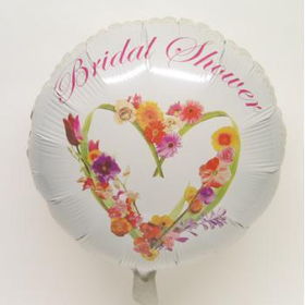 18" Mylar Balloon - Floral Romance Bridal Shower Case Pack 24mylar 