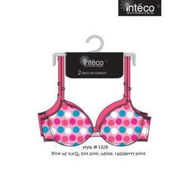 Inteco Intimates 2 Bras on Hanger Case Pack 24inteco 