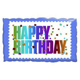 24" Mylar Balloon - Birthday Rainbow Case Pack 24mylar 