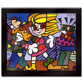 After Making Love by Britto - Laminated Wall Art  32 x 27making 