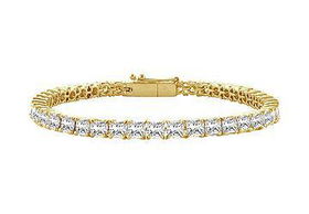 Diamond Tennis Bracelet : 18K Yellow Gold  5.00 CT Diamondsdiamond 