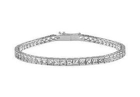 Diamond Tennis Bracelet : 18K White Gold  2.00 CT Diamondsdiamond 