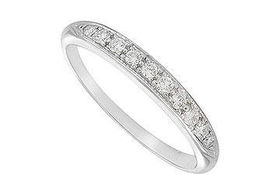 Diamond Ring : 14K White Gold - 0.25 CT Diamonds - Ring Size 9.0diamond 