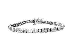 Diamond Bracelet : 14K White Gold - 1.00 CT Diamondsdiamond 