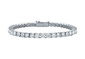 Diamond Tennis Bracelet : Platinum - 4.00 CT Diamondsdiamond 