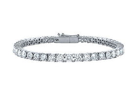 Diamond Tennis Bracelet : Platinum - 5.00 CT Diamondsdiamond 