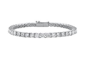 Diamond Tennis Bracelet : 14K White Gold  4.00 CT Diamondsdiamond 