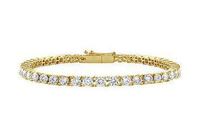 Diamond Tennis Bracelet : 14K Yellow Gold - 1.00 CT Diamondsdiamond 