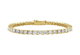 Diamond Tennis Bracelet : 14K Yellow Gold - 2.00 CT Diamondsdiamond 