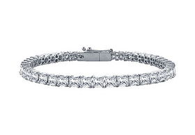 Diamond Tennis Bracelet : Platinum - 5.00 CT Diamondsdiamond 