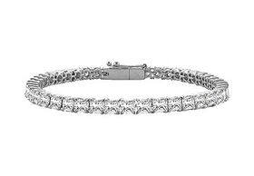 Diamond Tennis Bracelet : 14K White Gold  4.00 CT Diamondsdiamond 