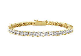 Diamond Tennis Bracelet : 14K Yellow Gold - 4.00 CT Diamondsdiamond 