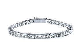 Diamond Tennis Bracelet : Platinum - 4.00 CT Diamondsdiamond 