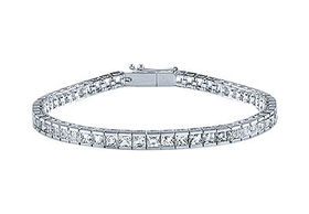 Diamond Tennis Bracelet : Platinum - 5.00 CT Diamondsdiamond 