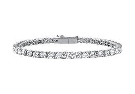 Diamond Tennis Bracelet : 18K White Gold - 1.00 CT Diamondsdiamond 