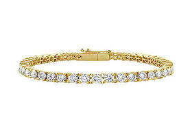 Diamond Tennis Bracelet : 18K Yellow Gold - 1.00 CT Diamondsdiamond 