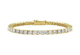 Diamond Tennis Bracelet : 18K Yellow Gold - 2.00 CT Diamondsdiamond 