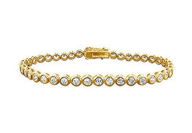 Diamond Tennis Bracelet : 18K Yellow Gold  5.00 CT Diamondsdiamond 