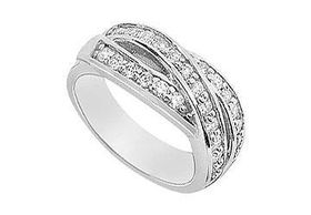 Diamond Ring : 14K White Gold - 1.00 CT Diamonds - Ring Size 9.5diamond 