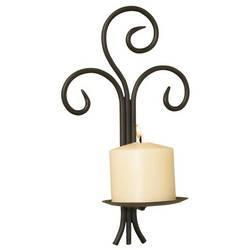 Luca Bella Home&trade; Forged Scroll Wrought Iron Wall Sconceluca 