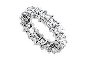 Diamond Eternity Band : 14K White Gold - 2.50 CT Diamonds - Ring Size 9.5diamond 