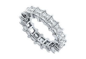 Platinum Diamond Eternity Band : 3.50 CT Diamonds - Ring Size 9.5platinum 