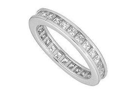 Diamond Eternity Band : 14K White Gold - 3.50 CT Diamonds - Ring Size 9.5diamond 