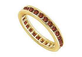 Ruby Eternity Band : 14K Yellow Gold - 1.00 CT TGWruby 