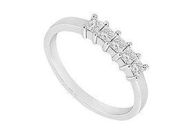 Diamond Wedding Band : 14K White Gold - 1.00 CT Diamonds - Ring Size 9.5diamond 