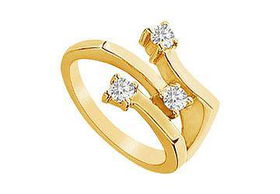 Diamond Ring : 14K Yellow Gold - 0.50 CT Diamonds - Ring Size 9.5diamond 