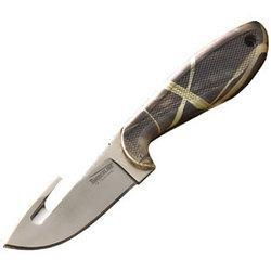 Realtree Guthook Skinner, Kraton Handle, Leather Belt Sheathrealtree 