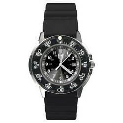 Dive Watch, SS Case/Resin Bezel, Black Facedive 