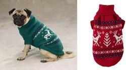 Red Caribou Dog Sweaterred 