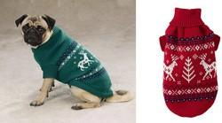 GREEN Caribou Dog Sweatergreen 