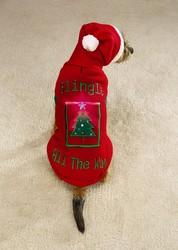 Blingle all the Way LED Lighted Dog Sweaterblingle 